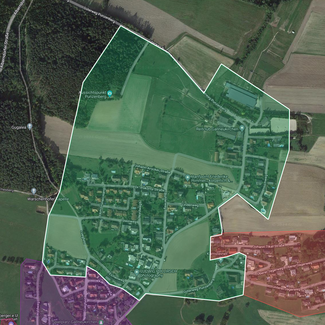 Luftbild Punzenberg Nord